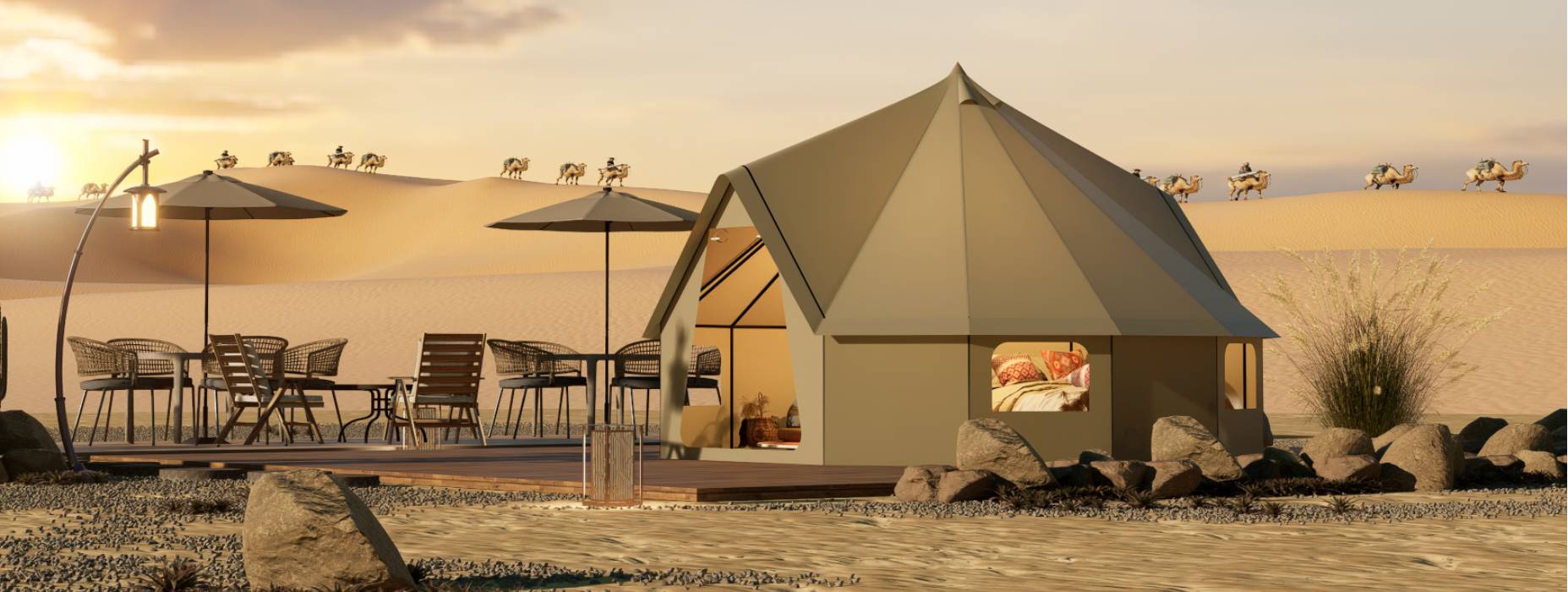 银川露营酒店帐篷产品